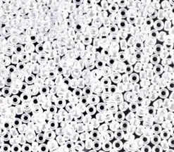 11/0  Miyuki Round Seed Bead – White Ceylon