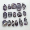 25-35mm Amethyst Chevorn Pendants