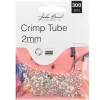 2mm Crimp Tube – Silver 300 pcs