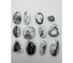 25-35mm Dendritic Opal Pendant