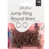 8mm Jump Ring Round – Antique Copper 118 pcs