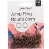 6mm Jump Ring Round – Antique Copper 142 pcs