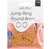 6mm Jump Ring Round – Gold 142pcs