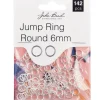 6mm Jump Ring Round – Silver 142pcs