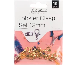 12mm Lobster Clasp Set – 10 Piece (view finishes)
