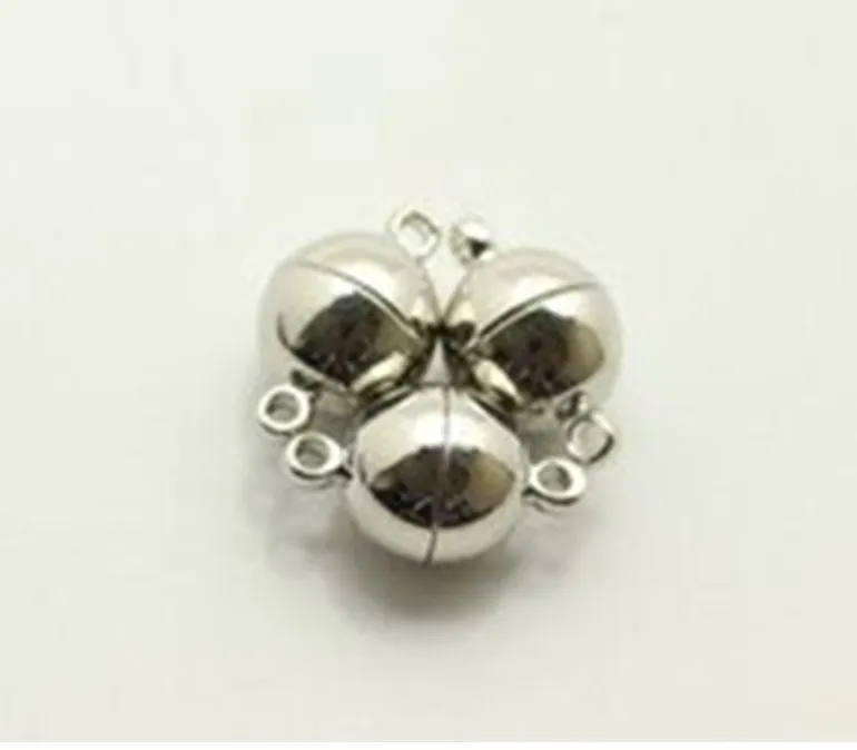 10mm Magnetic Clasp – Silver Plated