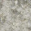 6mm Miyuki Bugle – Silver Lined Japanese Silver