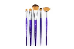 Moderna 77 Art Brushes – 5pc Angular Variety Set