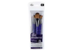 Moderna 77 Art Brushes – 5pc  Angular Set