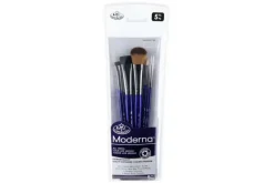 Moderna 77 Art Brushes – 5pc Angular Set