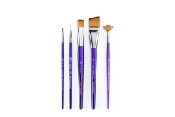 Moderna 77 Art Brushes – 5pc Oval Wash Variety Set