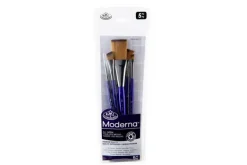 Moderna 77 Art Brushes – 5pc Oval Wash Variety Set