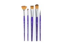 Moderna 77 Art Brushes – 5pc Oval Wash Variety Set