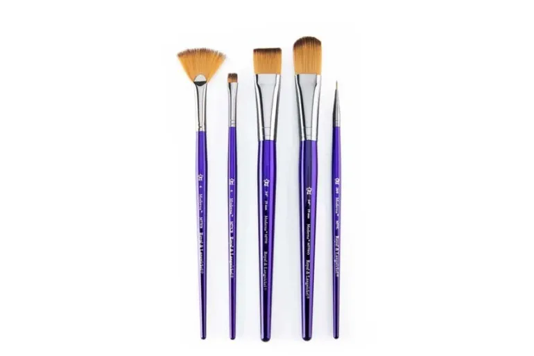 Moderna 77 Art Brushes – 5pc Oval Wash Variety Set