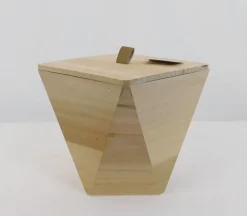 Modern Square/Angular Box with Handle – Large
