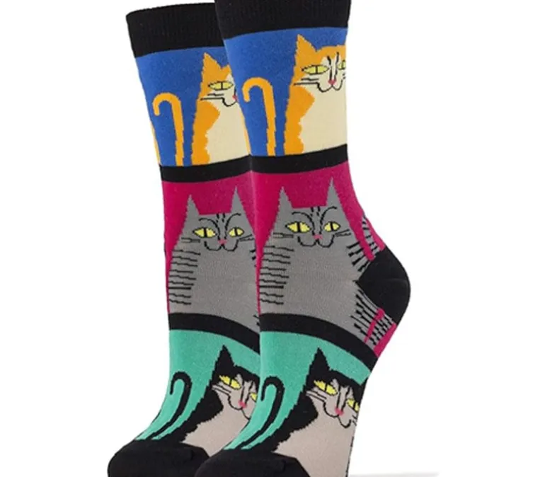 Mod Meow Socks – Womens