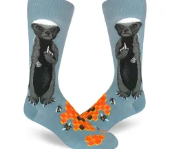 ModSocks Socks – Honey Badger – Mens Size 8-13