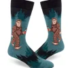 ModSocks Socks – Sasquatch Loves Coffee – Mens Size 8-13