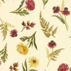 Monarch Meadows Flowers Tossed on Cream