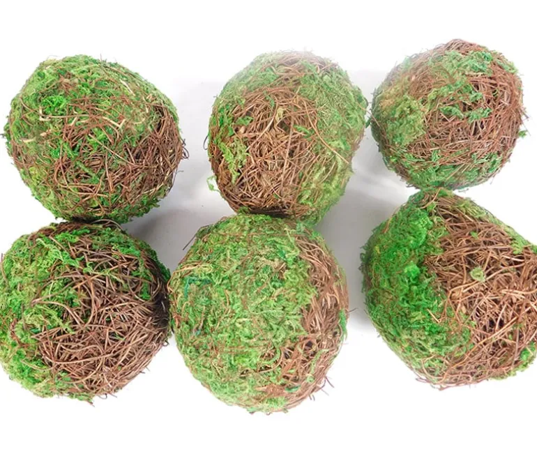 Mossy Ball Fillers Set – Large – 6 Piece