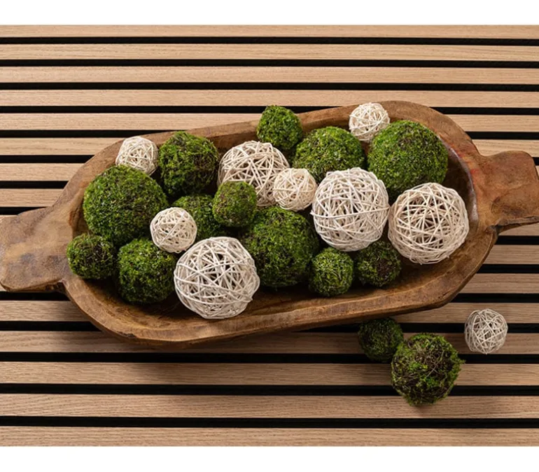 Mossy Ball Fillers Set – Medium – 6 Piece
