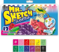 Mr Sketch Chisel Marker Set – 12 Piece