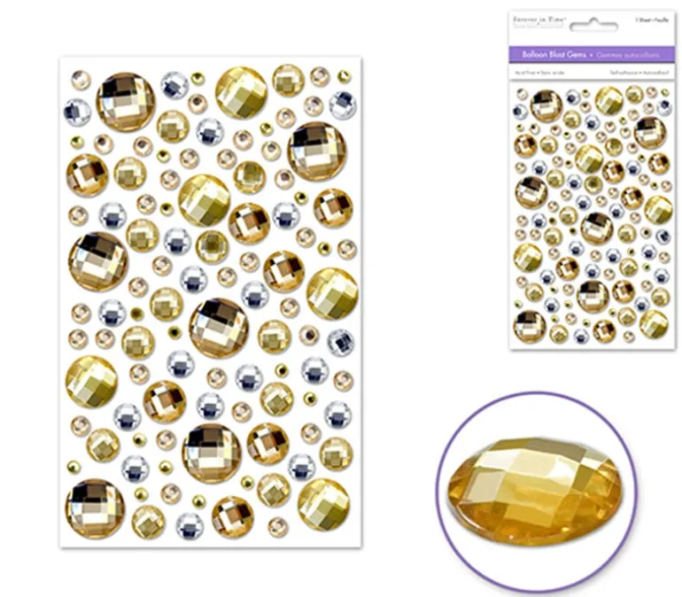 MultiCraft Balloon Blast Gem Stickers – Golden