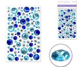 MultiCraft Balloon Blast Gem Stickers – Ocean Blue