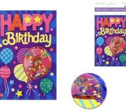 MultiCraft 3D Shaker Stickers – Happy Birthday