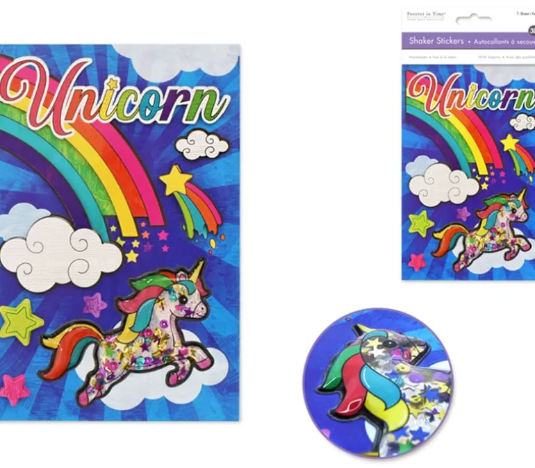 MultiCraft 3D Shaker Stickers – Unicorn