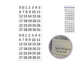 MultiCraft Letters and Number Stickers – Black – .5-inch