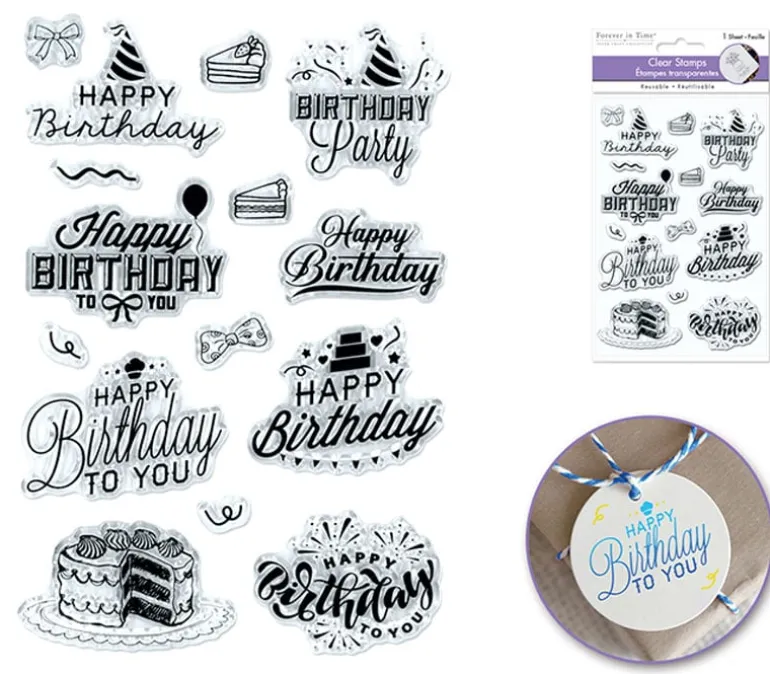 MultiCraft Stamp Set – Birthday