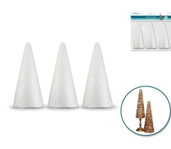 MutliCraft Polyfoam Cones – 3 Piece – 4-inch