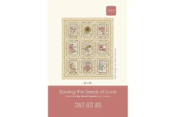 MY Secret Garden 9 Image Vintage Seed Packet 36-in by 44-in panel