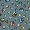 National Parks Emblems Tossed on Blue