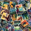 National Parks Legends Postcard Toss Multicolor