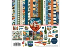 National Parks No. 2: Park Badge Stamp Set