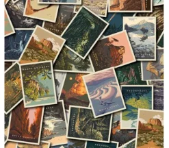 National Parks Postcard Toss Multicolor
