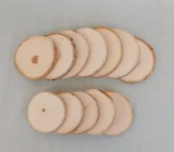 Natural Wood Slice Disc – Oval for Crafts & Décor