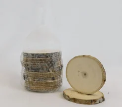 Natural Wood Slice Disc – Oval for Crafts & Décor