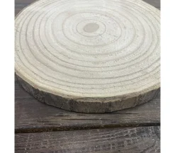 Natural Wood Slice Disc – Oval for Crafts & Décor
