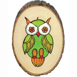 Natural Wood Slice Disc – Oval for Crafts & Décor