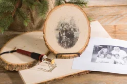 Natural Wood Slice Disc – Oval for Crafts & Décor
