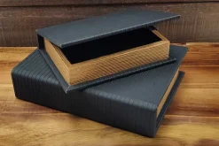 Natural Tweed Décor Book Box – 9.75″ x 7.25″ x 2.25″