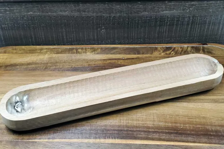 Natural Wooden Pencil Tray – Rectangle 13.25″ x 2.75″