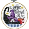 No More Magic Until I’ve Had My Coffee Cross Stitch Kit with 4-inch Hoop