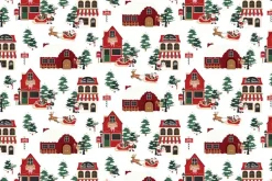 North Pole Christmas 6×4 Journaling Cards 12×12 Patterned Paper
