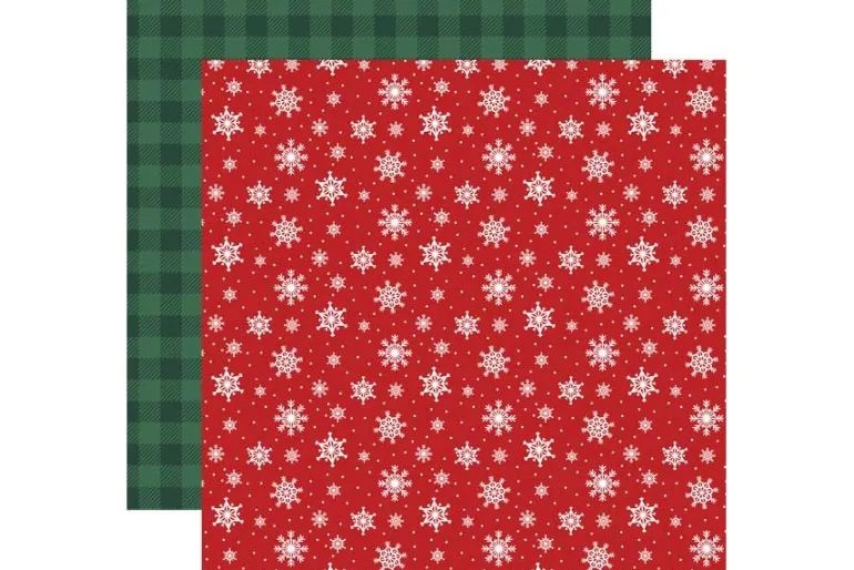 North Pole Christmas 3×4 Journaling Cards 12×12 Patterned Paper