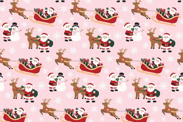 North Pole Christmas 3×4 Journaling Cards 12×12 Patterned Paper