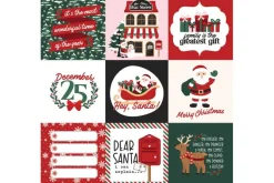 North Pole Christmas Notes To Santa 12×12 Patterned Paper